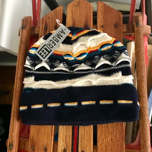 HP! Rasta Tam multi-color zigzag knit hat! NWT! - Picture 7 of 8